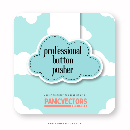 Button Pusher Magnetic Bookmark