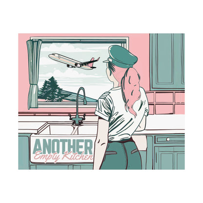 Another Empty Kitchen Small Poster | Light Hair