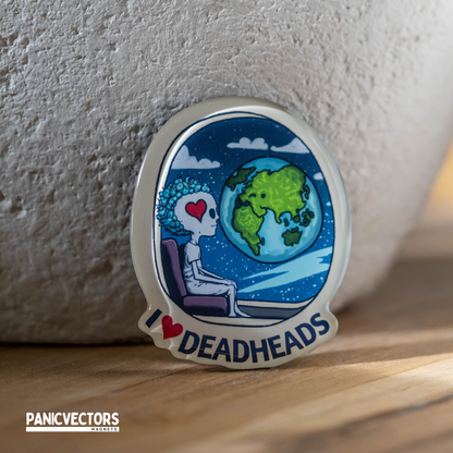 I Love Deadheads | Epoxy Fridge Magnet