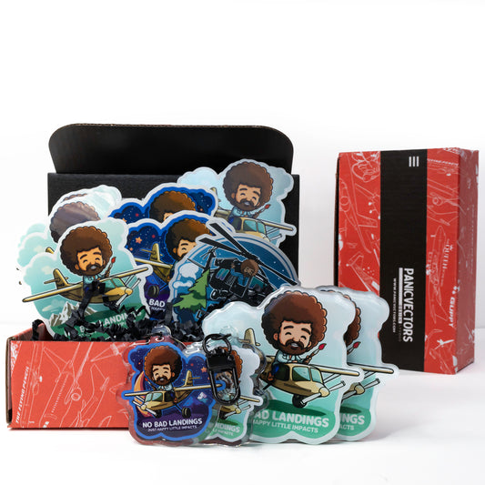 11 Item Box: No Bad Landings Bob Ross