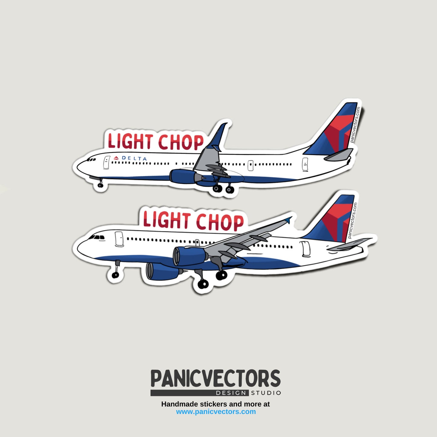 Light Chop Airbus A320 Boeing 737 Vinyl Sticker