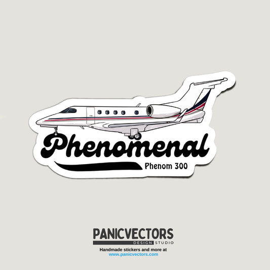 Phenom 300 Phenomenal Vinyl Sticker