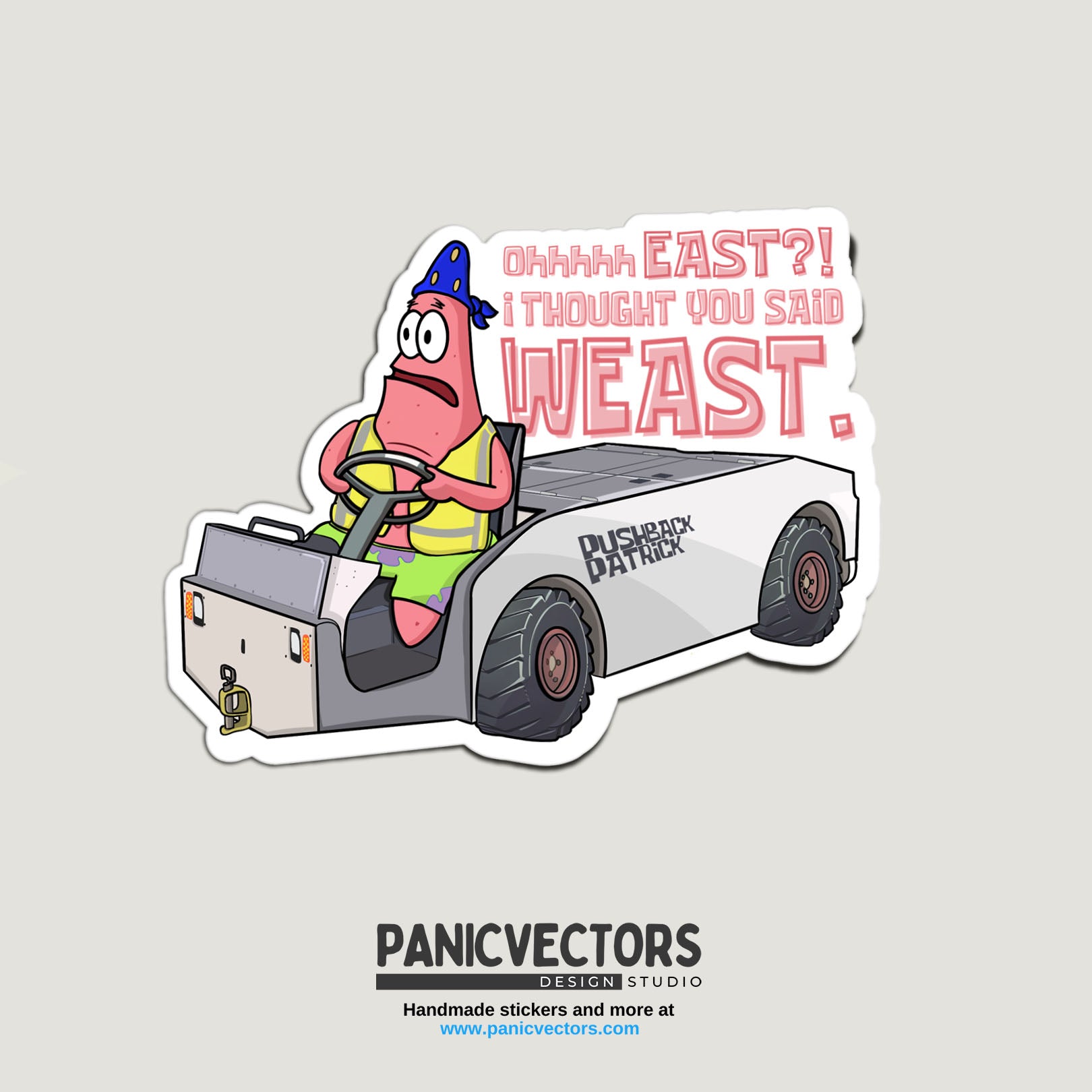 Pushback Weast Ramper Vinyl Sticker