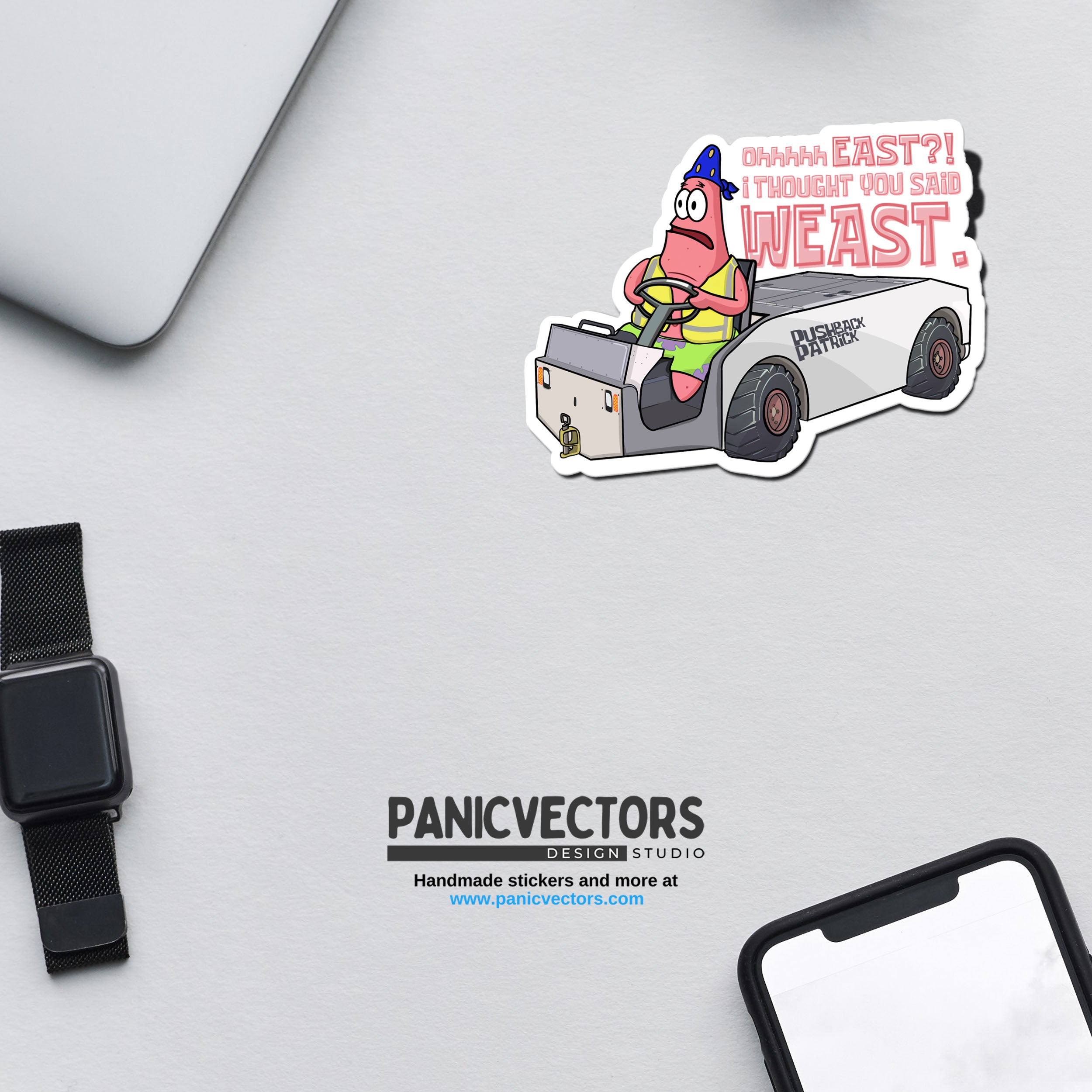 Pushback Weast Ramper Vinyl Sticker