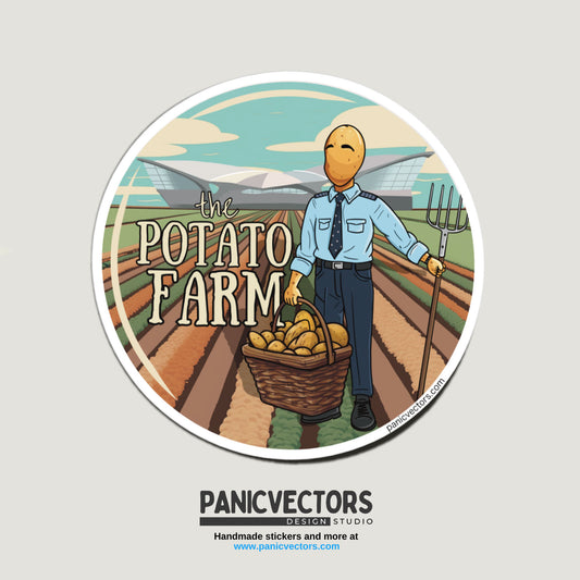 The Potato Farm B6 Pilot Vinyl Sticker