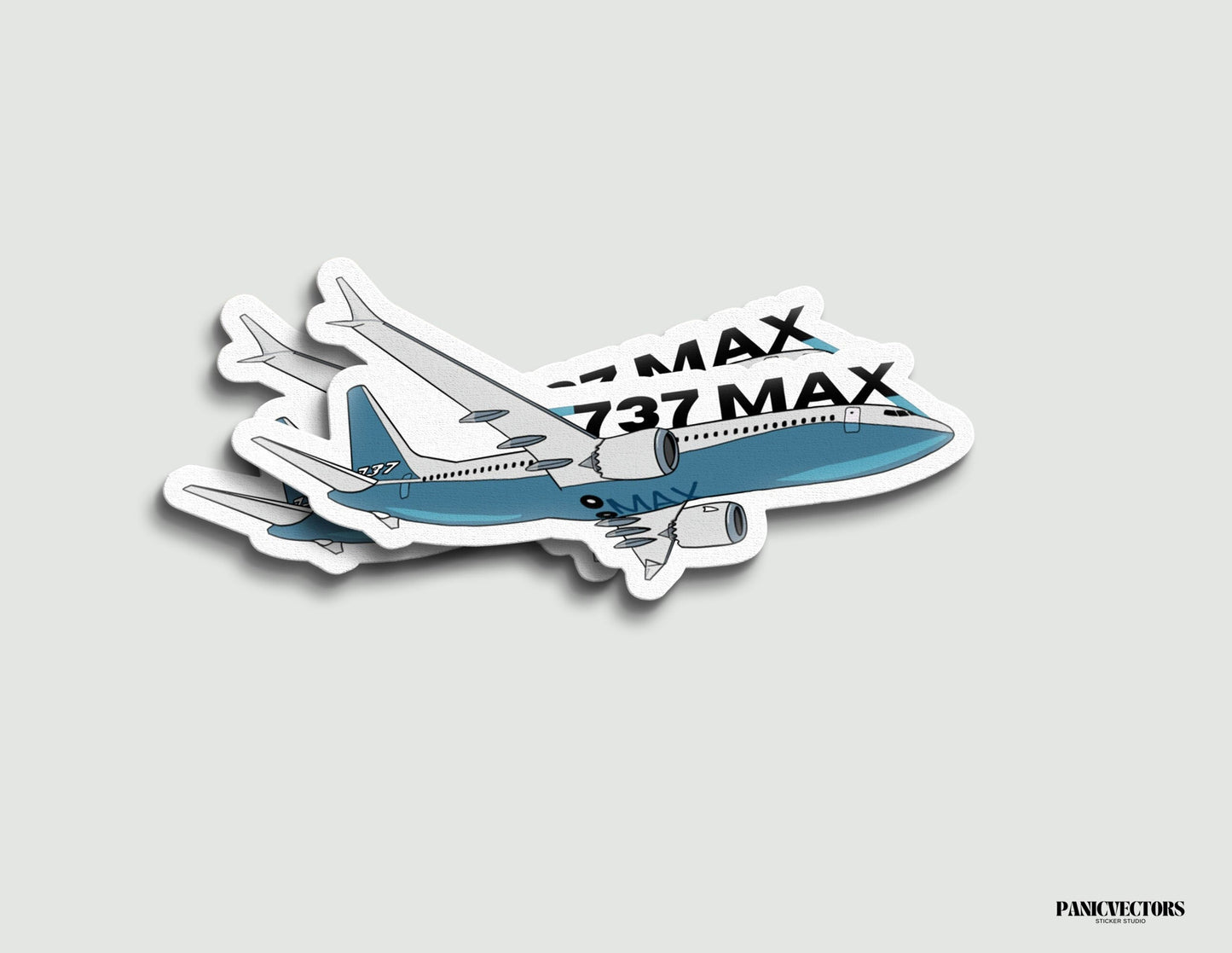 Boeing 737 MAX Vinyl Sticker