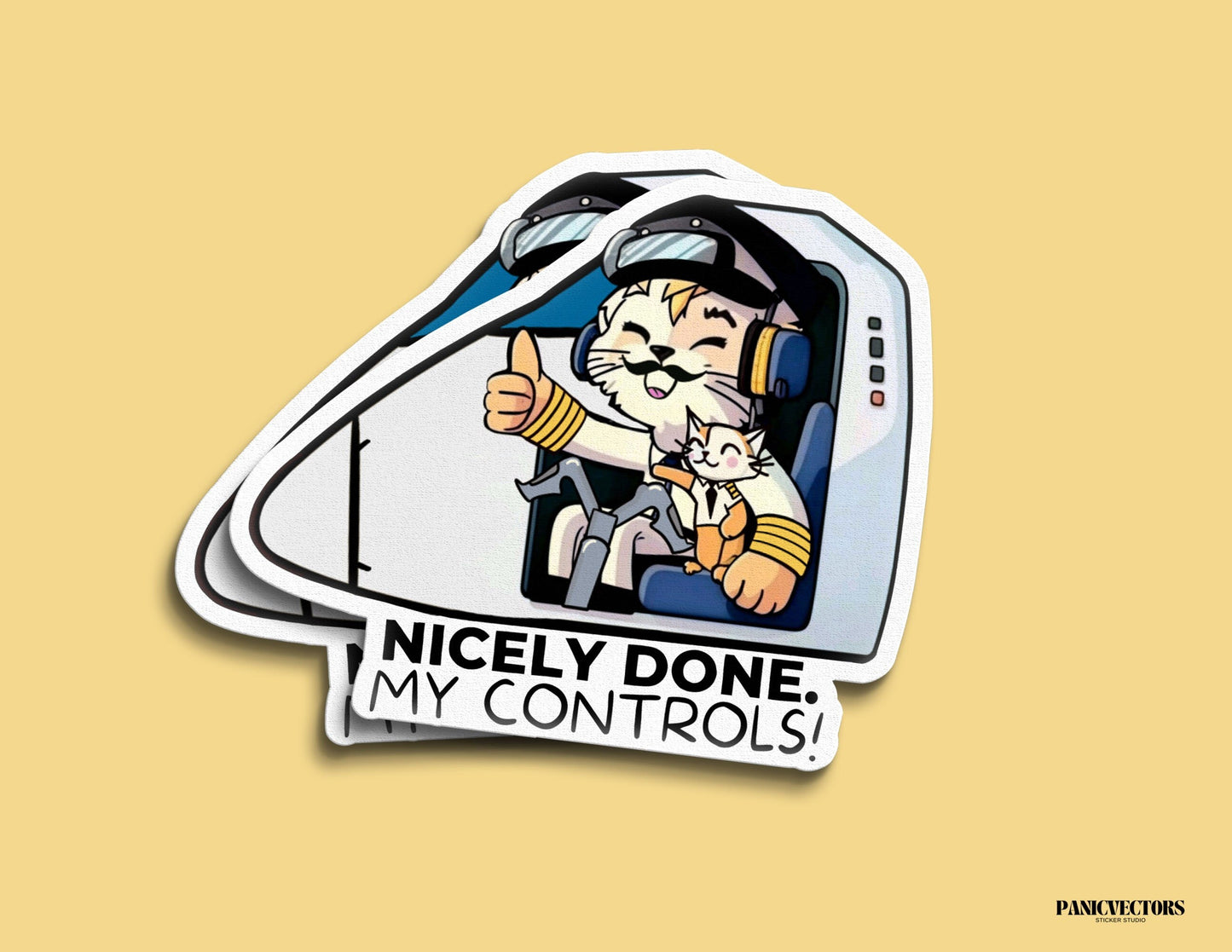 Nicely Done My Controls! Vinyl Sticker