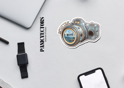 Spotter Aviation Camera DSLR Vinyl Sticker